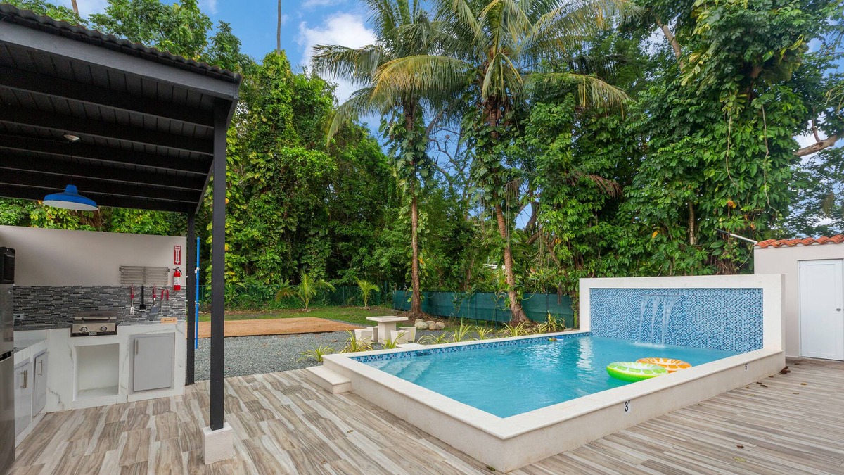 Mameyes II Villa | El Yunque Paradise | Private pool, beach tennis court, fire pit, outdoor shower,