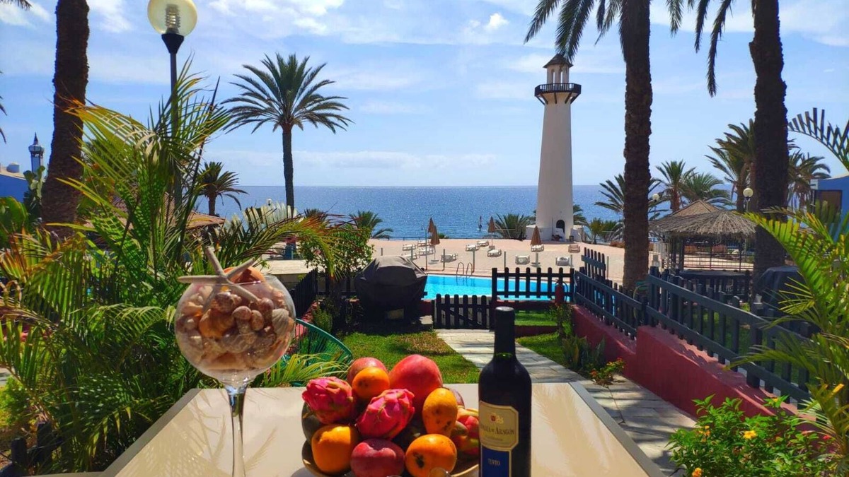 Playa del Aguila Condo | Elaborately renovated vacation apartment located directly on the beach