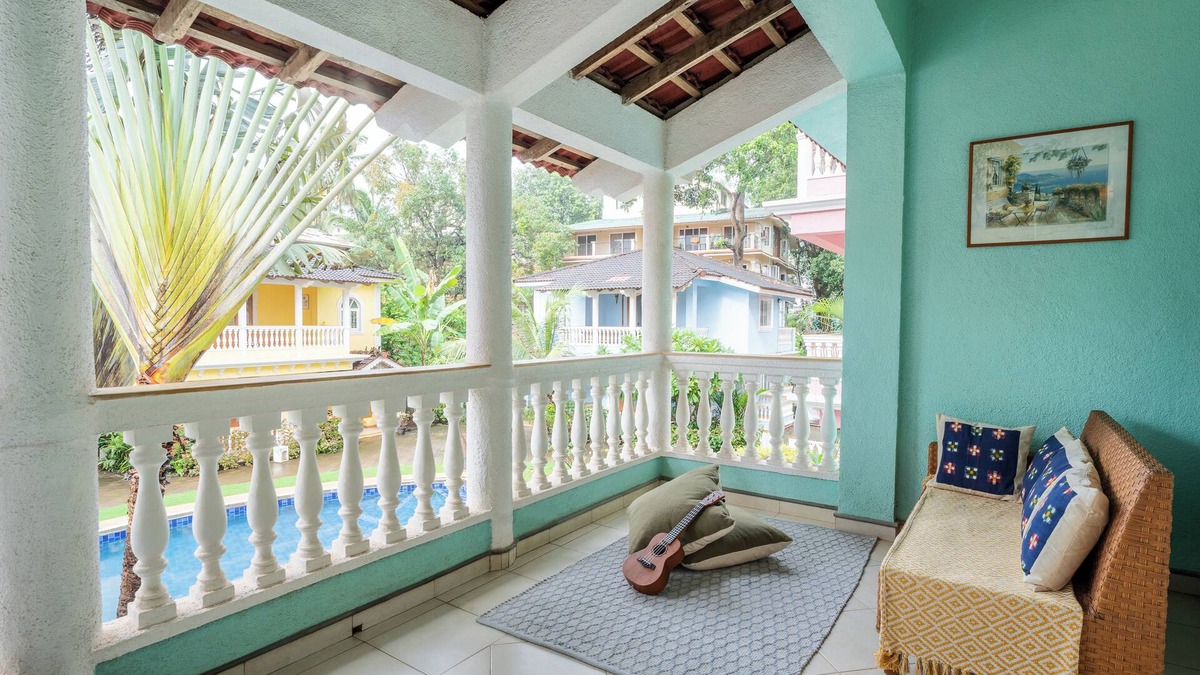 Nagoa Villa | Élan - A Cozy 3BHK Duplex Villa w Pool in North Goa