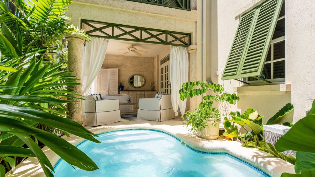 Mullins Apartment | Elegant 2 bedroom apt, private pool, beach access - Moonshadow