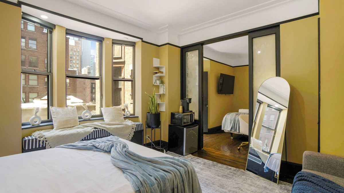 Theater District Apartment | Elegant 2BR at the Historic Mansfield Residence