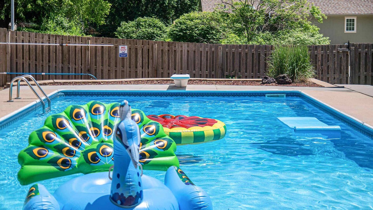 West Omaha House | Elegant 4BR Getaway! Firepit, BBQ & Private Pool!
