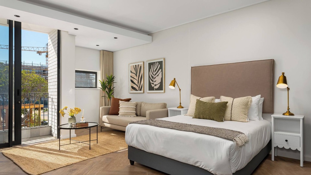 Century City Apartment | Elegant Century City Apartment | Balcony and Comfort