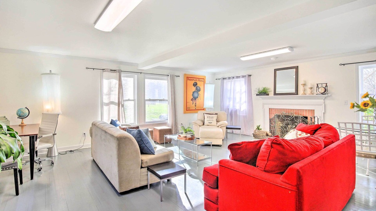 Easton House | Elegant Connecticut Home: Fireplaces, Pet Friendly