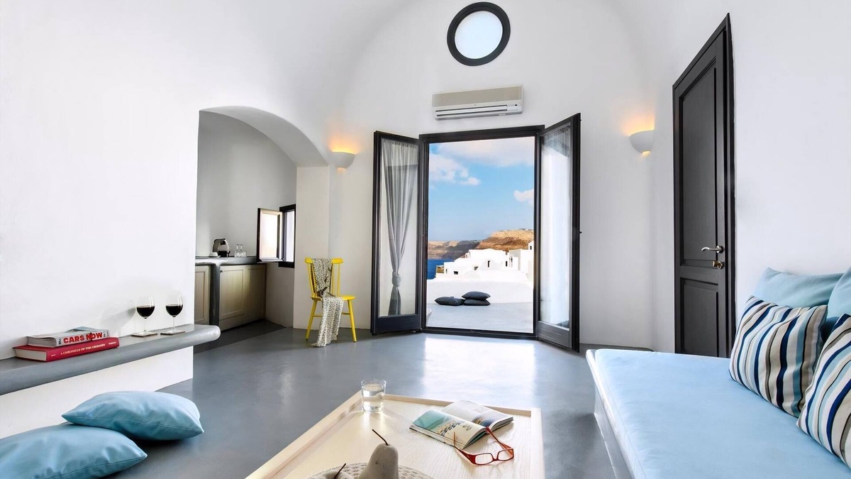 Akrotiri Villa | Elegant Santorini Villa | 3 Bedrooms | Serenity Suites | Private Pool &.