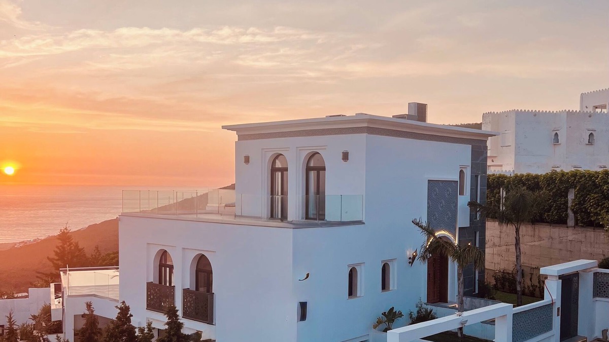 Mediouna Villa | Elegant Sea View Villa 5BR, Salt Pool, Tangier Escape