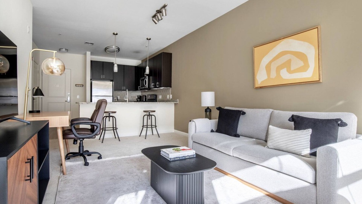 Assembly Square Apartment | Elegant Somerville 1BR w/W/D, Gym & Roof, nr Assembly T, by Blueground
