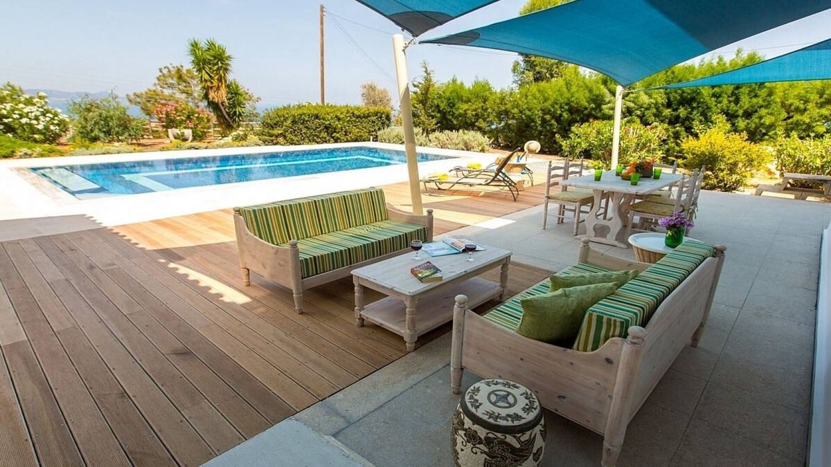 Argaka Villa | Elegant Villa, Private Pool, Sauna, Views to Mediterranean Coast & Countryside (Disabled Friendly)