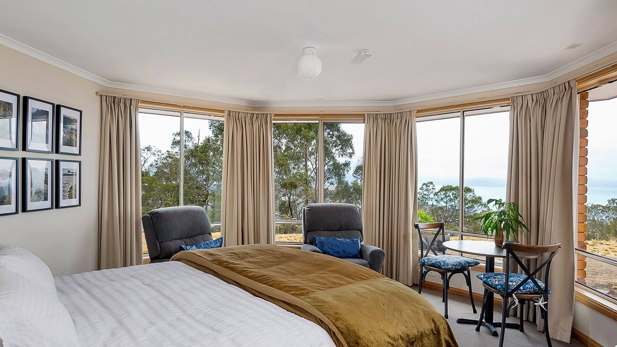 Acton Park Apartment | Elevated Retreat: 100+ Acres with Stunning Water Views; refreshing and blissful!