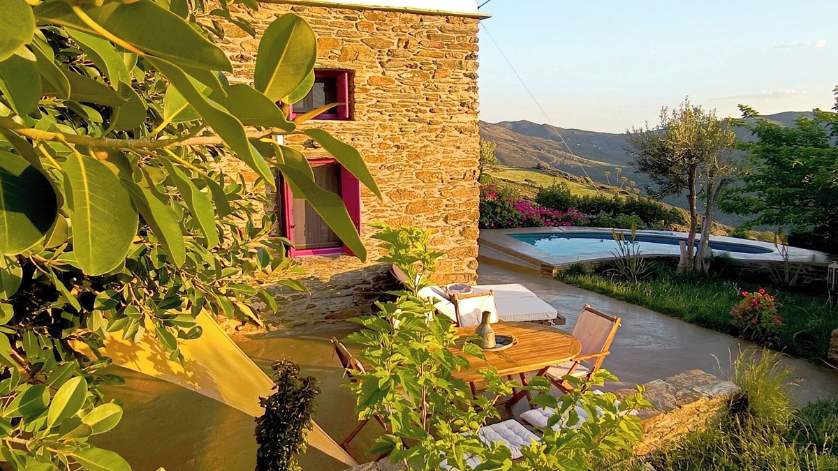 Andros House | Elissavet Cycladic old house with private pool and magnificent viewn