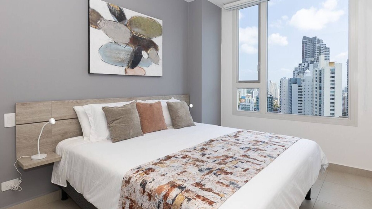 El Cangrejo Apartment | Elite aprt w/2 Bdr + 2 Bthr in Panama City Center/Near Metro station and Nightlife