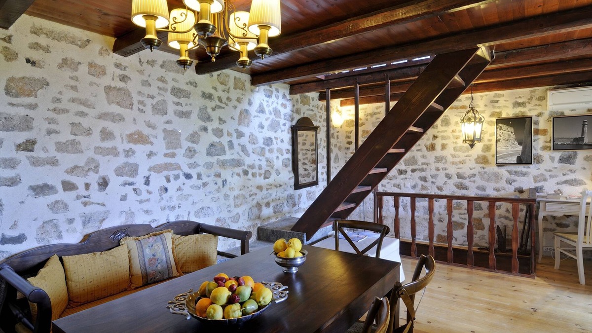 Elounda Villa | Elounda Art Traditional Suites- Evenos Suite- Overviewing spectacular Elounda