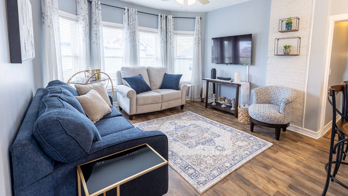 Oswego Apartment | Elysian Loft – Where Serenity Meets Style, Your Tranquil Retreat Above the Spa