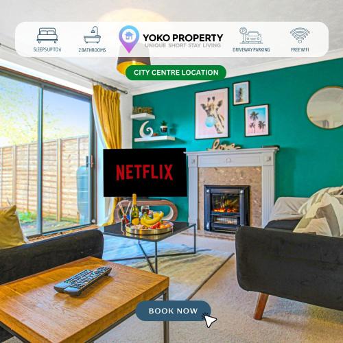 Knowle Sands House | Emerald House - Prime Location - Driveway Parking, Pool Table, Fast Wifi, Self Check-In and Sky TV by Yoko Property