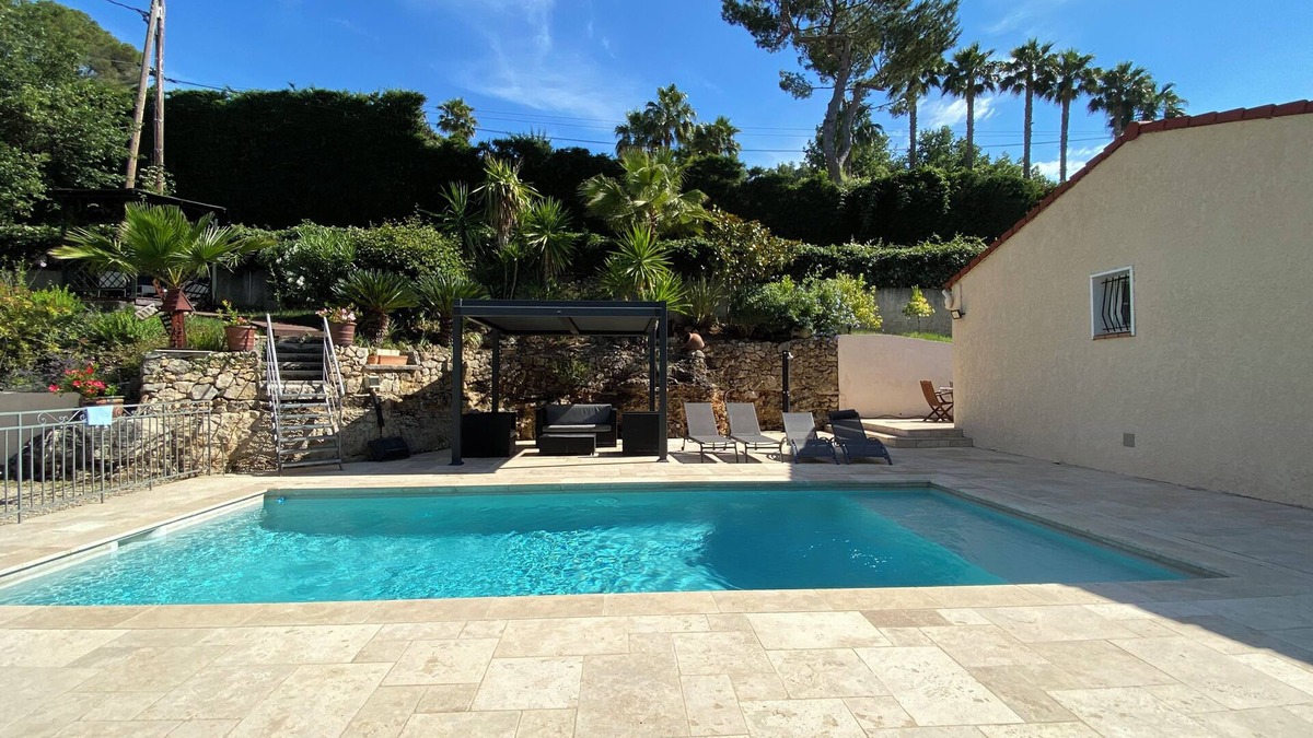 Le Tignet Villa | Enclosed villa, fully renovated 2025 quiet, air-conditioned, private pool 4*8m