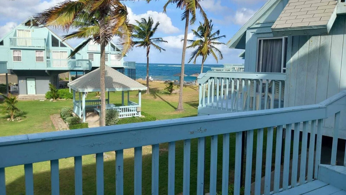 Frigate Bay Condo | Enjoy A Lovely Ocean View From Patio Of This Sealofts Unit