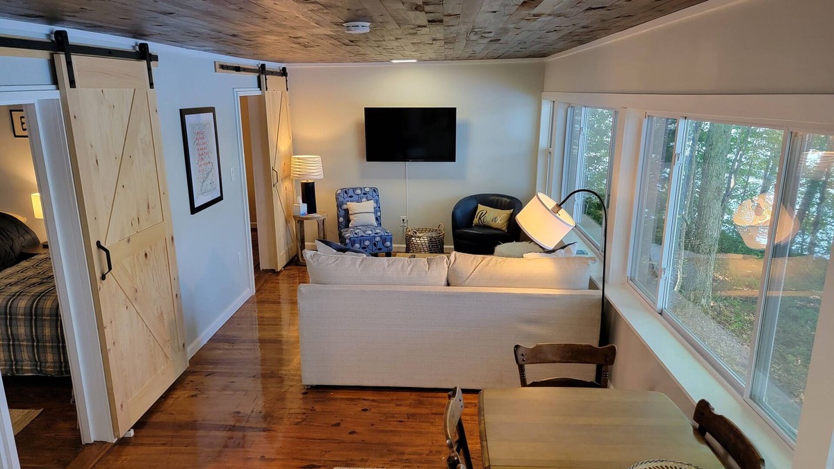 Richmond House | Enjoy Lake life in this renovated Camp, 50 ft from water. Private dock, beach.