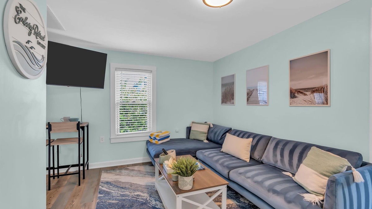 Neptune City Apartment | Enjoy local summer, 5 min to asbury park, firepit, patio, grill, remote work