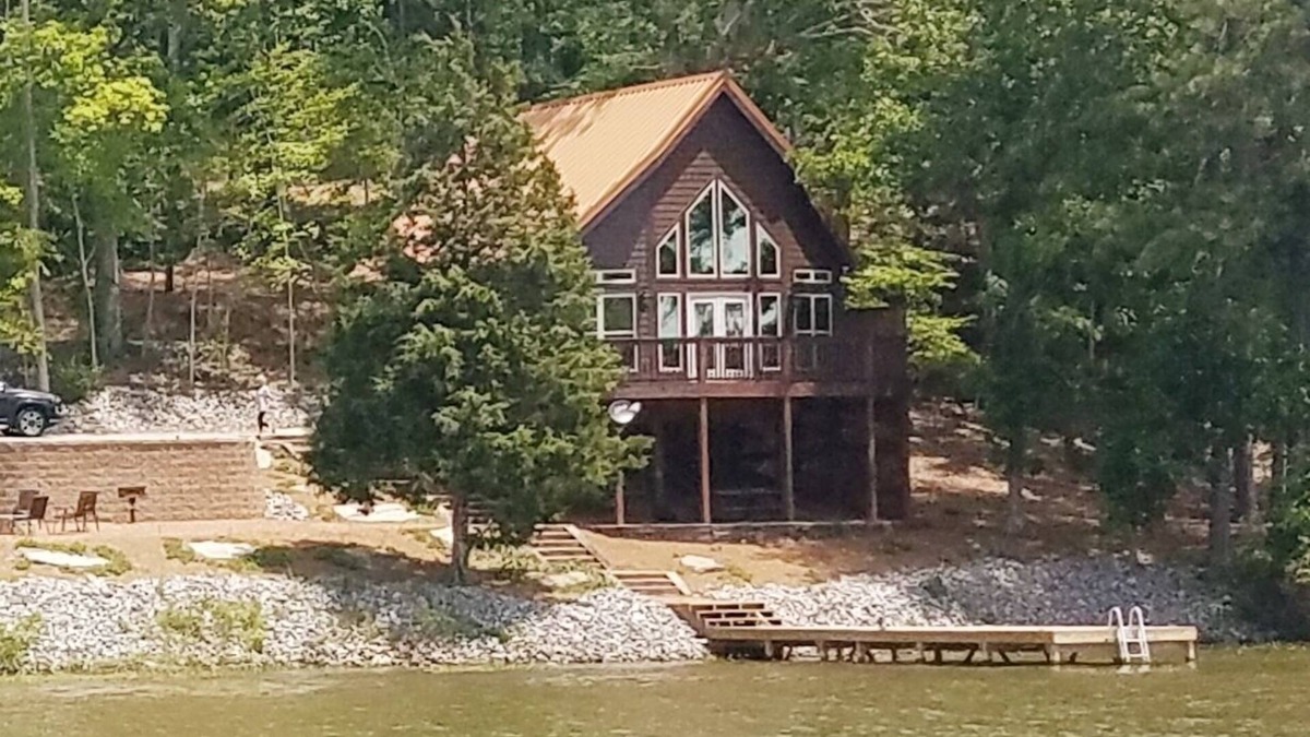 Titus Cabin | Enjoy our lakefront cabin for great fishing, fun on the water, and relaxation!