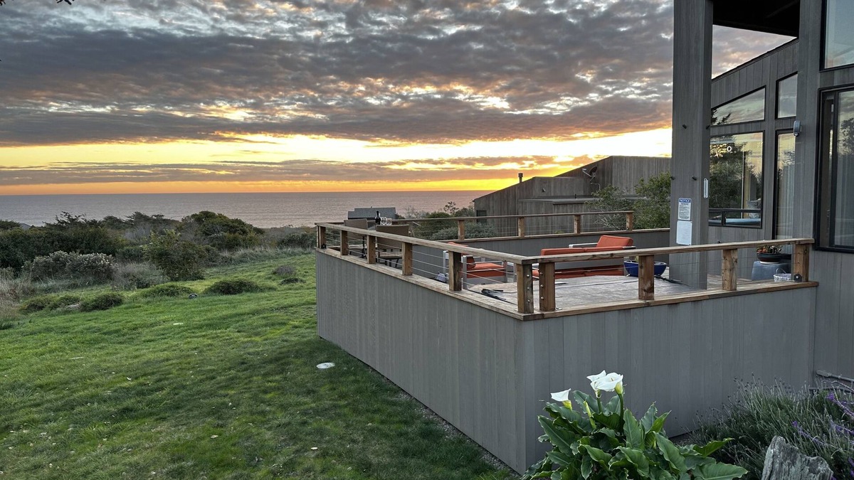 Sea Ranch House | Enjoy Springtime in Sea Ranch on the Sonoma Coast at our home with an ocean view