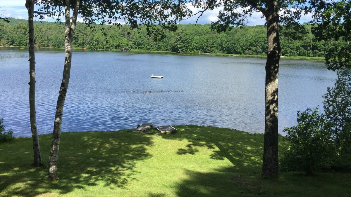 Winthrop House | Enjoy Sunset views on tranquil Dexter Pond