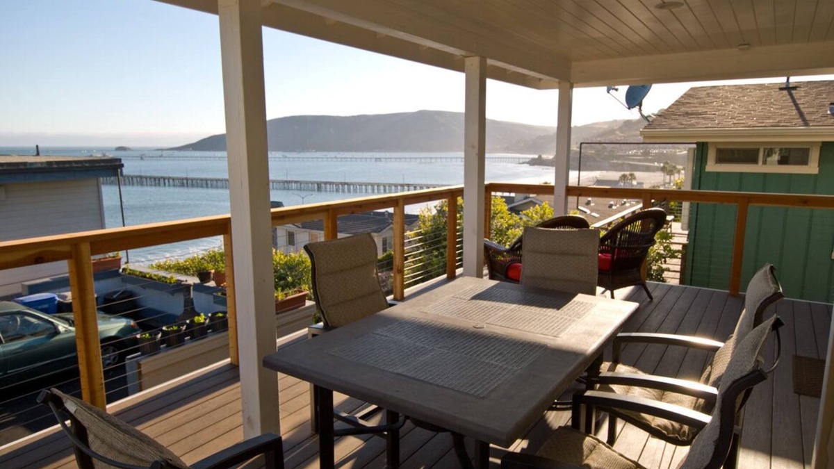 Avila Beach House | Enjoy the big ocean views, hear the waves crashing, enjoy the coastal vibe.