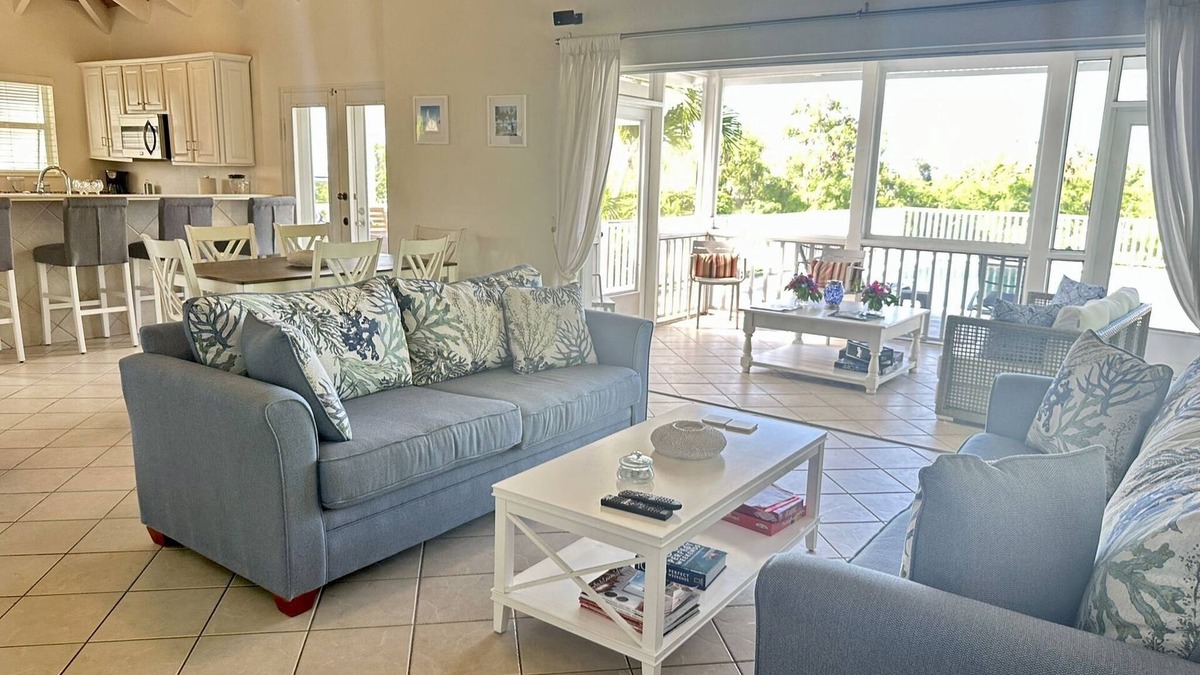 Providenciales Villa | Enjoy the oceanview and relax poolside. Steps to World Famous Grace Bay Beach.