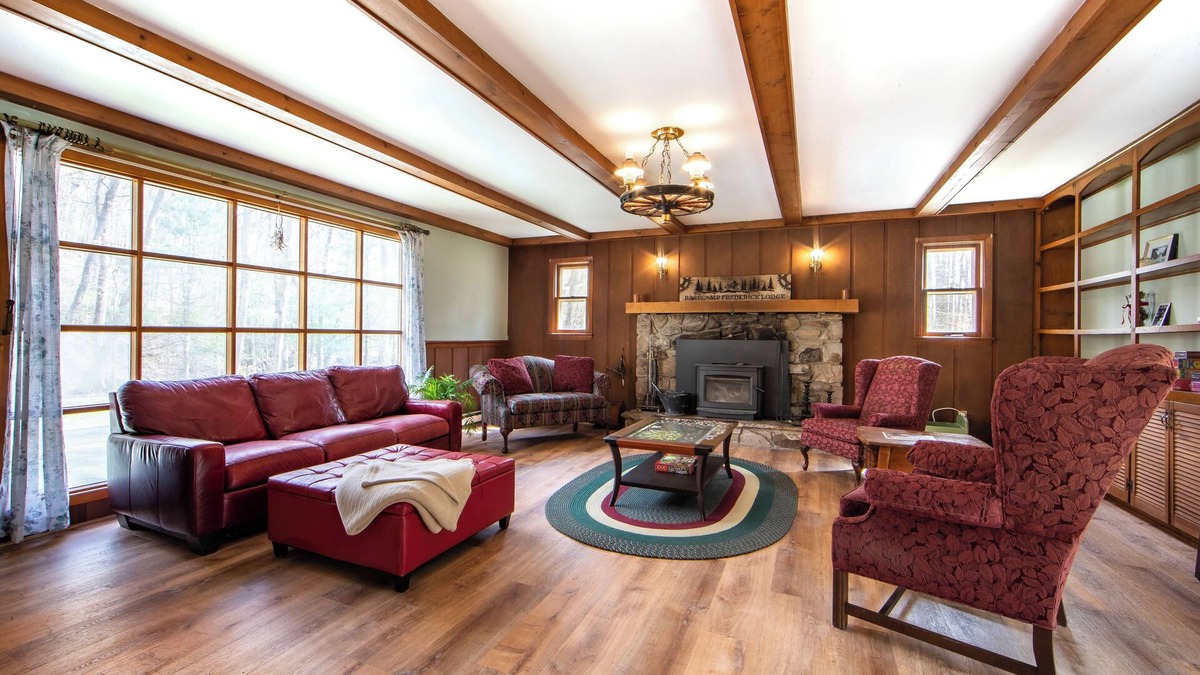 Frederick Cabin | Enjoy the serenity of our cozy forest lodge by the Frederick Watershed