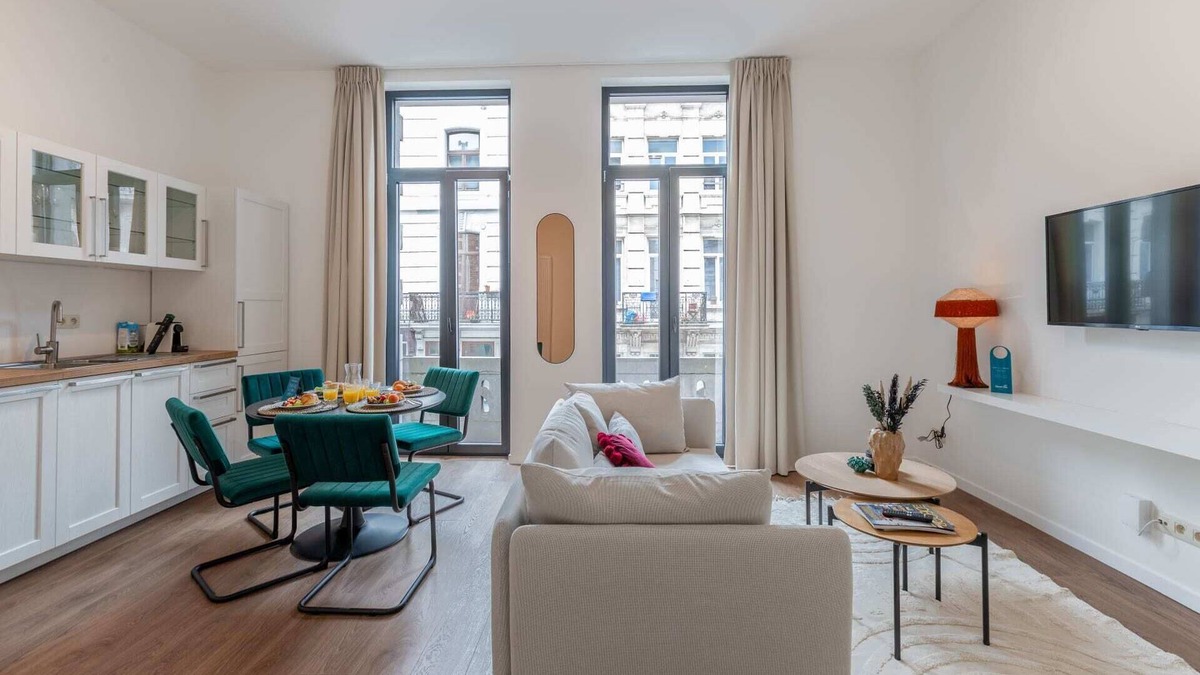 Quartier des Libertes - Vrijheidswijk Apartment | Enseignement II - Two Bedroom Apartment, Sleeps 4