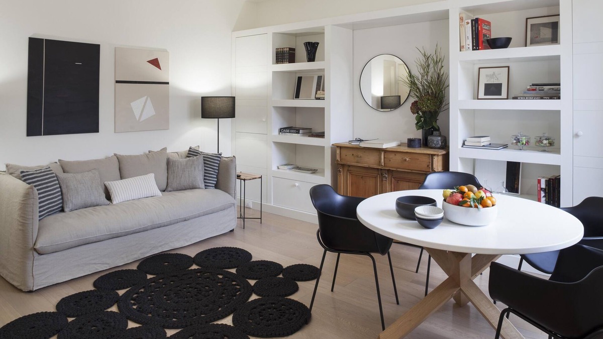 Porta Vittoria Apartment | Entire apartment, quiet one bedroom apartment overlooking two internal courtyards, balcony