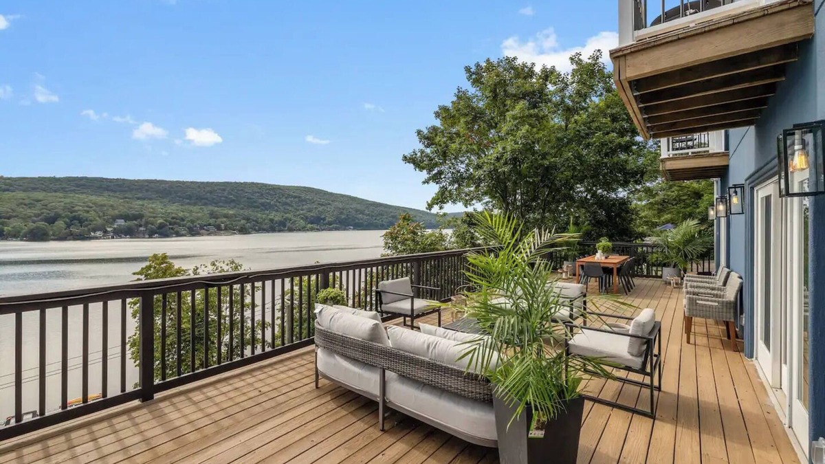 Greenwood Lake House | Entire Lakeview House ~ Hot Tub ~ Firepit ~ Stunning View ~ Spacious Deck