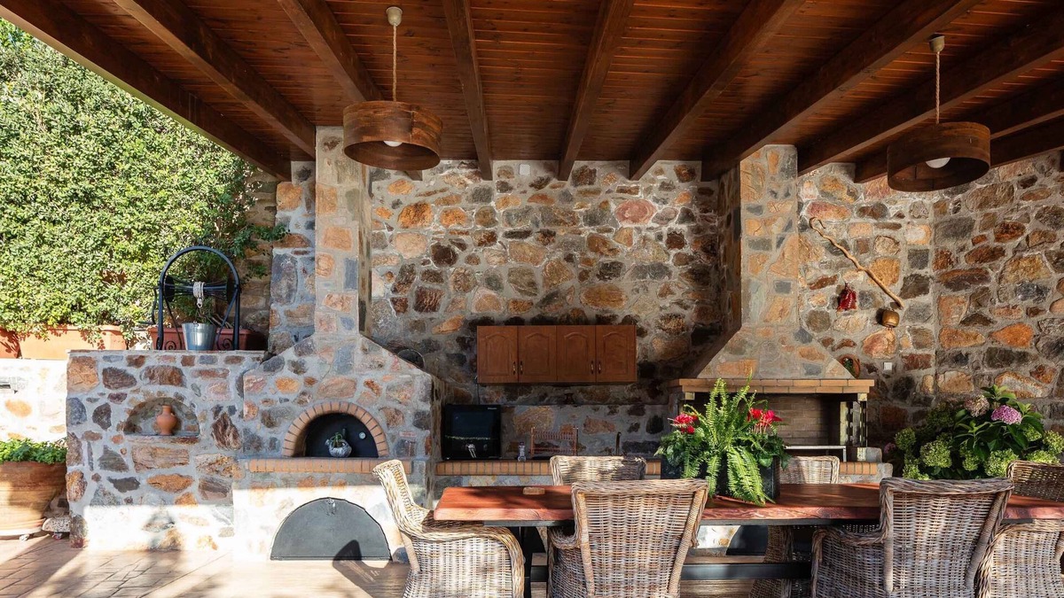 Platanias Villa | Epimenidis House | Heated* pool & playground for kids