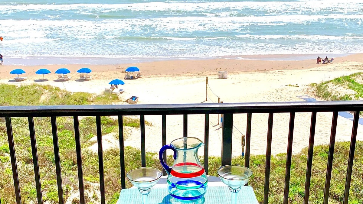 South Padre Island Condo | ESCAPE to Bright Top Floor Beachfront Condo in Perfect Location