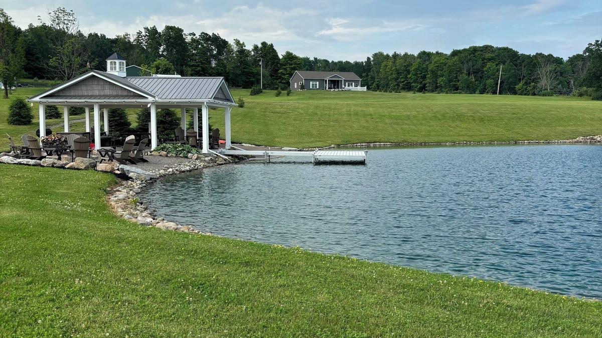 Naples House | "Escape to the Barn on 40 Acres with Private Pond - Your Rural Retreat Awaits!"