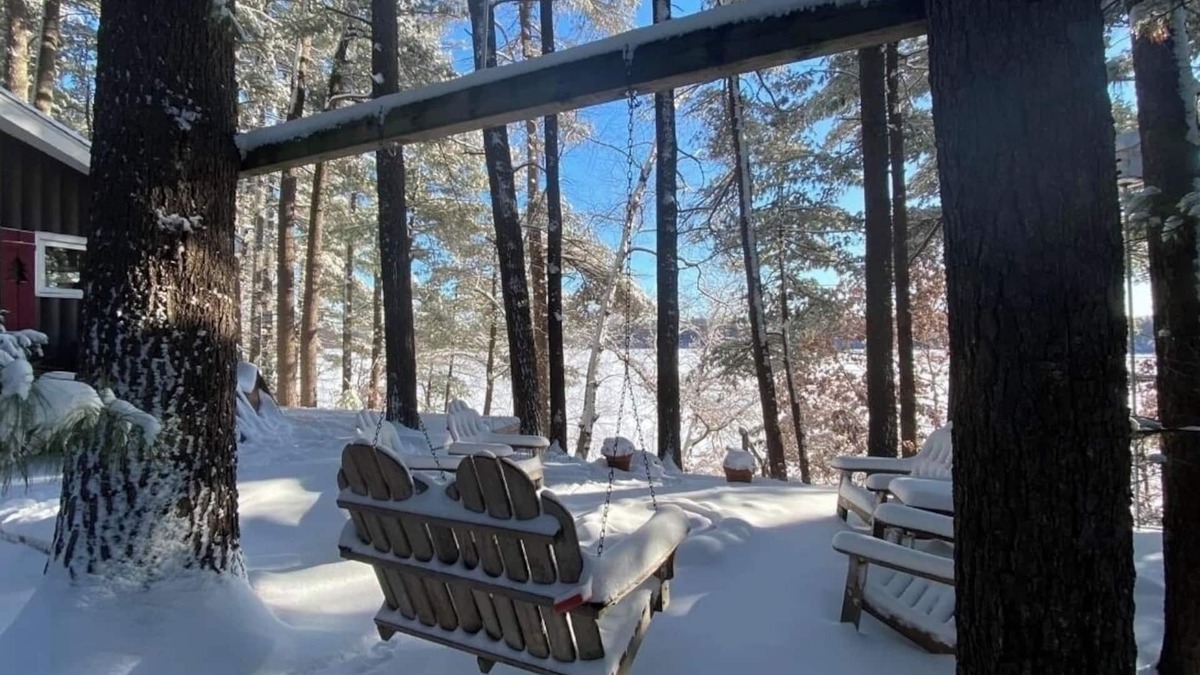 Siren Cabin | Escape to the perfect winter wonderland. picturesque cabin in towering pines.