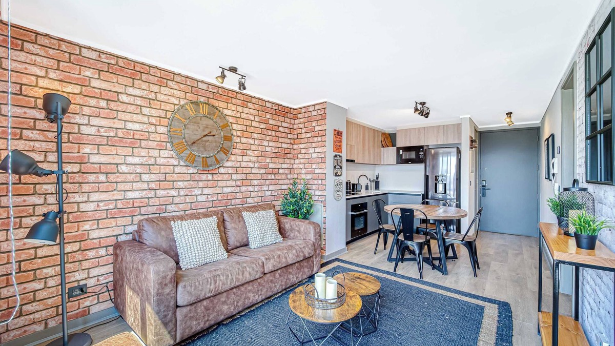 Nunoa Apartment | Espacio Nunoa 1BR, balcony and free parking