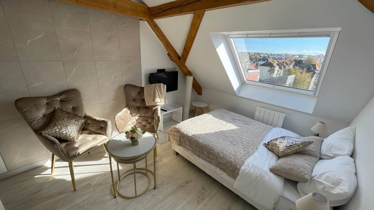 Mulhouse Apartment | Esprit Beige . Joli Studio Quartier Salengro