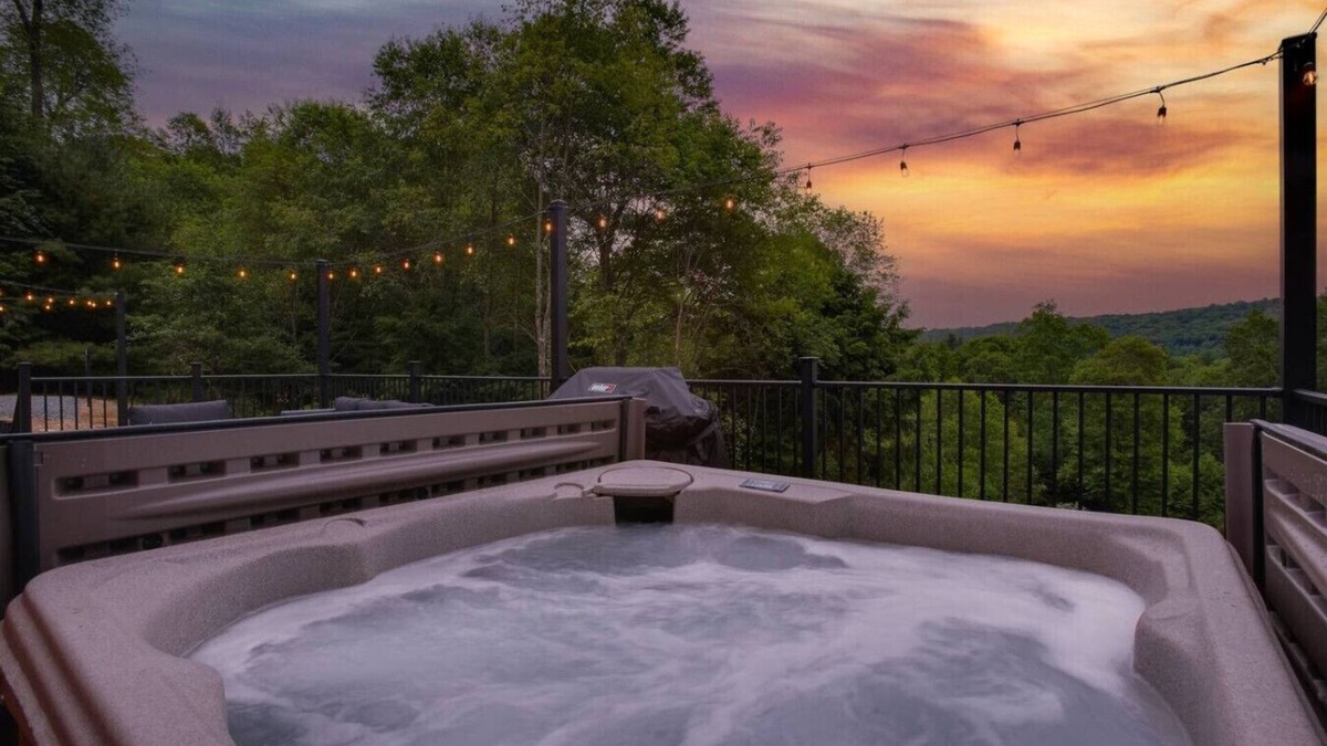 Shippenville Cabin | Evergreen Escape | Cabin w/Hot Tub, Fire Pit, Views & Trails Nearby