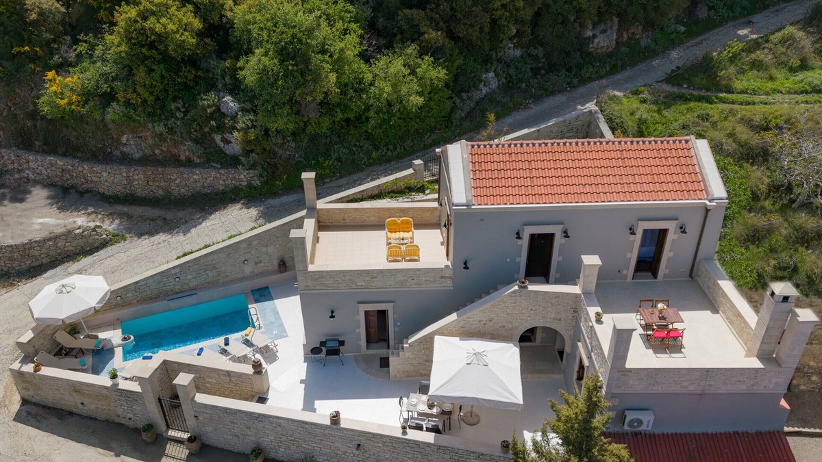 Patsos Villa | Evergreen villa, private pool, a peaceful Cretan retreat