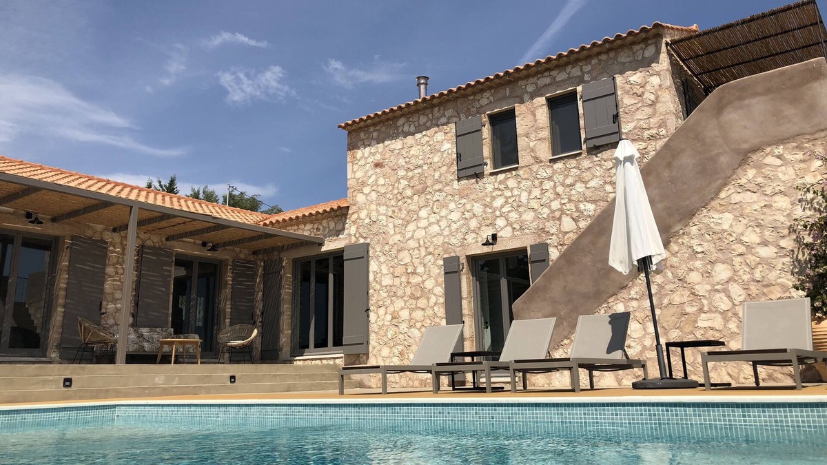 Evreti Villa | Evreti DREAMHOUSE Stone House With Private Pool & Sea View. A Paradise on Earth!