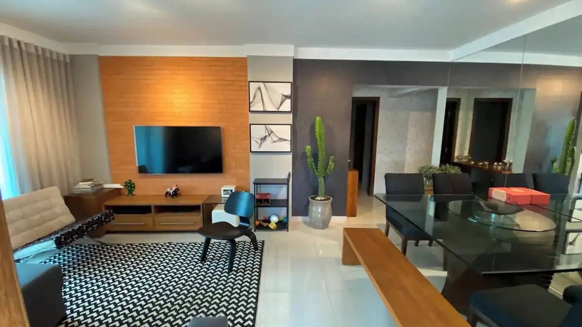 Santa Monica Apartment | Exceptional 3-bedroom Apartment in Uberlândia