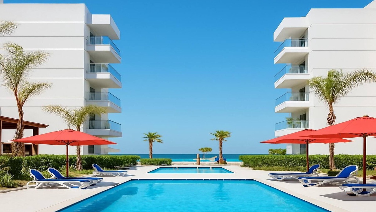 Port Said Ski Chalet | Exclusive Beachside Chalets at Porto Said Resort