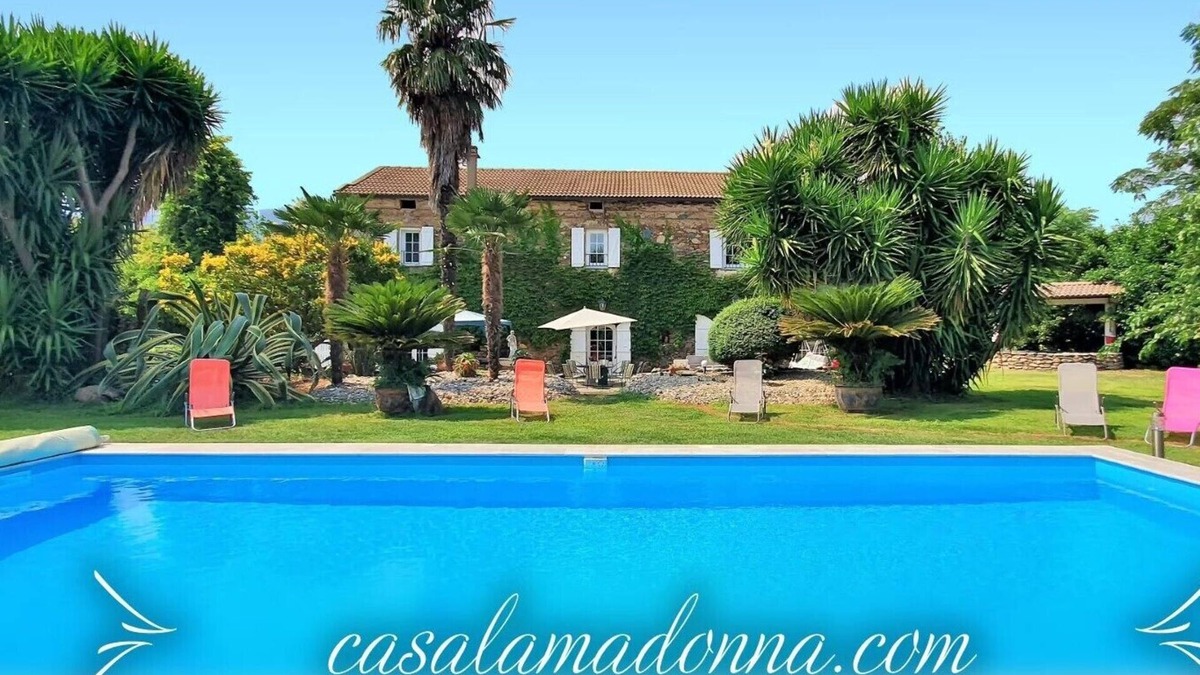 Santa-Lucia-di-Moriani House | Exclusive to Corsica! Stone house with pool & garden and activities for all