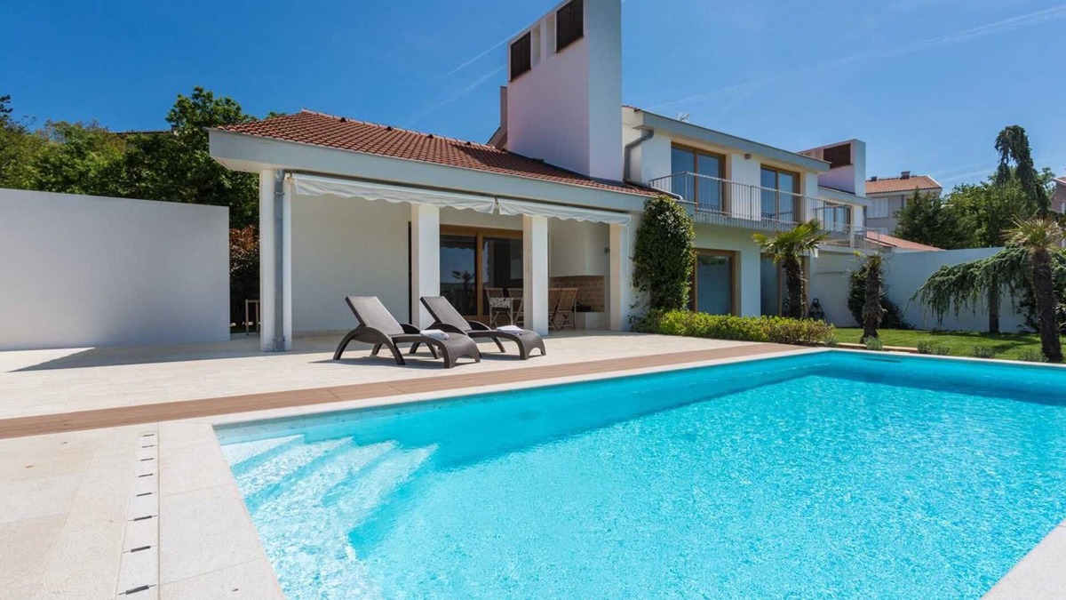 Klimno Villa | Exclusive and modern Casa Vidmar with a large swimming pool