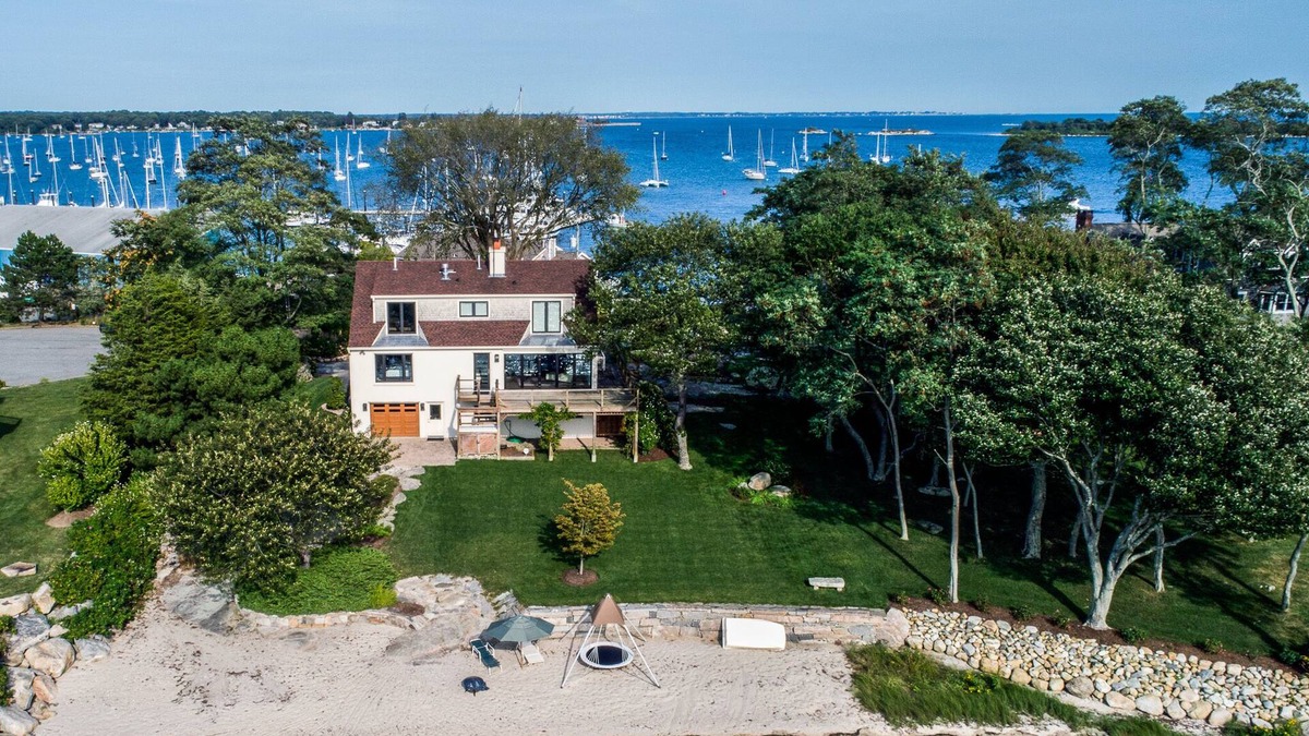 Noank House | Exclusive Family Friendly Waterfront Property with Two Private Sandy Beaches