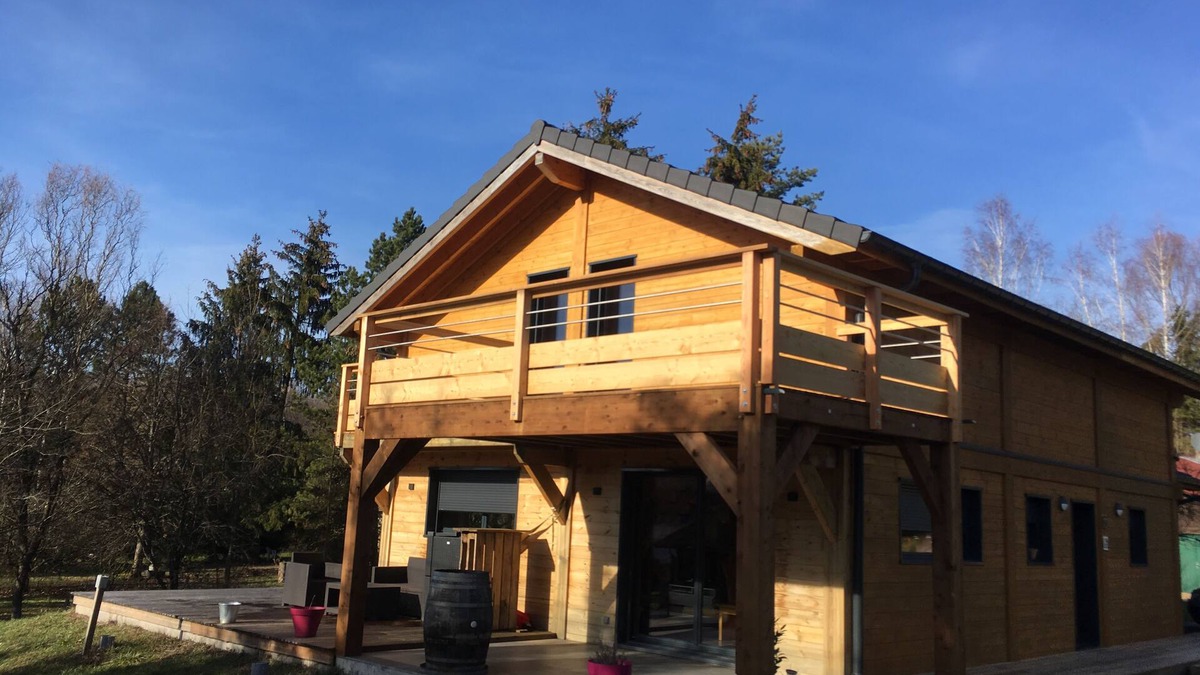 Langatte House | Exclusive feel-good house with fireplace, sauna, large terrace near the swimming lake