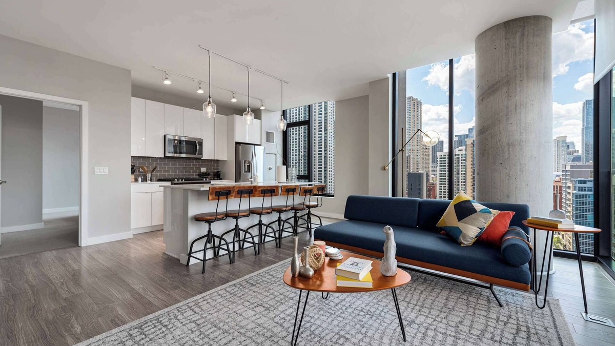 Near North Side Apartment | Exclusive Gold Coast 2BR: Balcony, Walkable