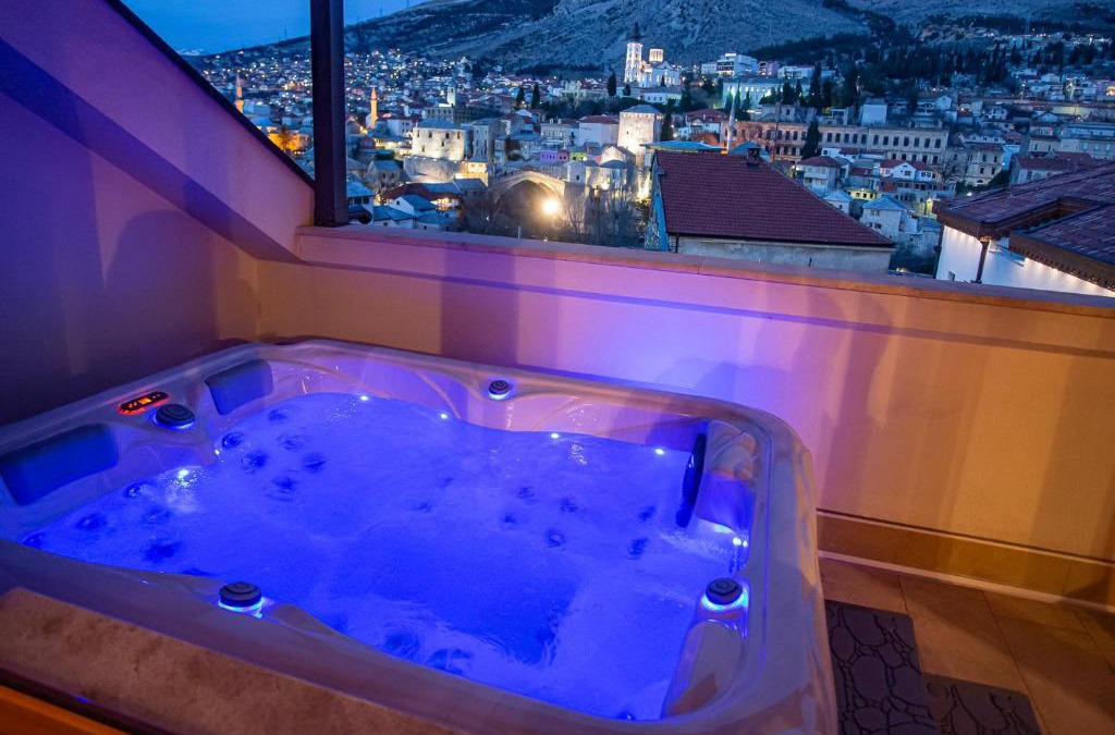 Mostar Old Town Apartment | Exclusive Penthouse Old town with sauna and jacuzzi