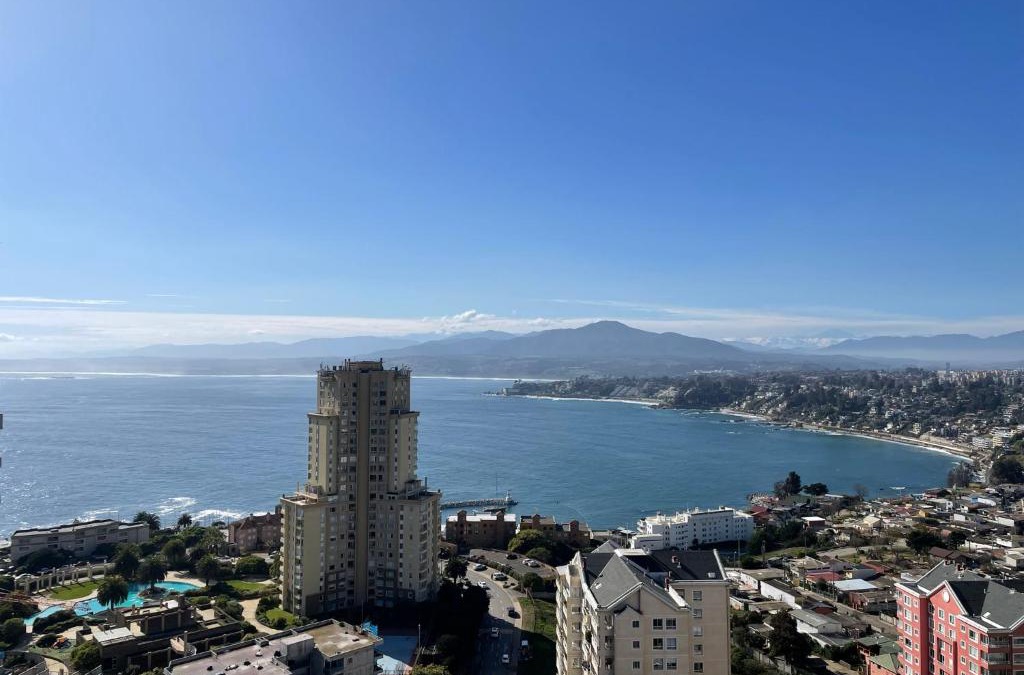 Concon Apartment | Exclusivo y Amplio Dpto Costa de Montemar con Vista al Mar