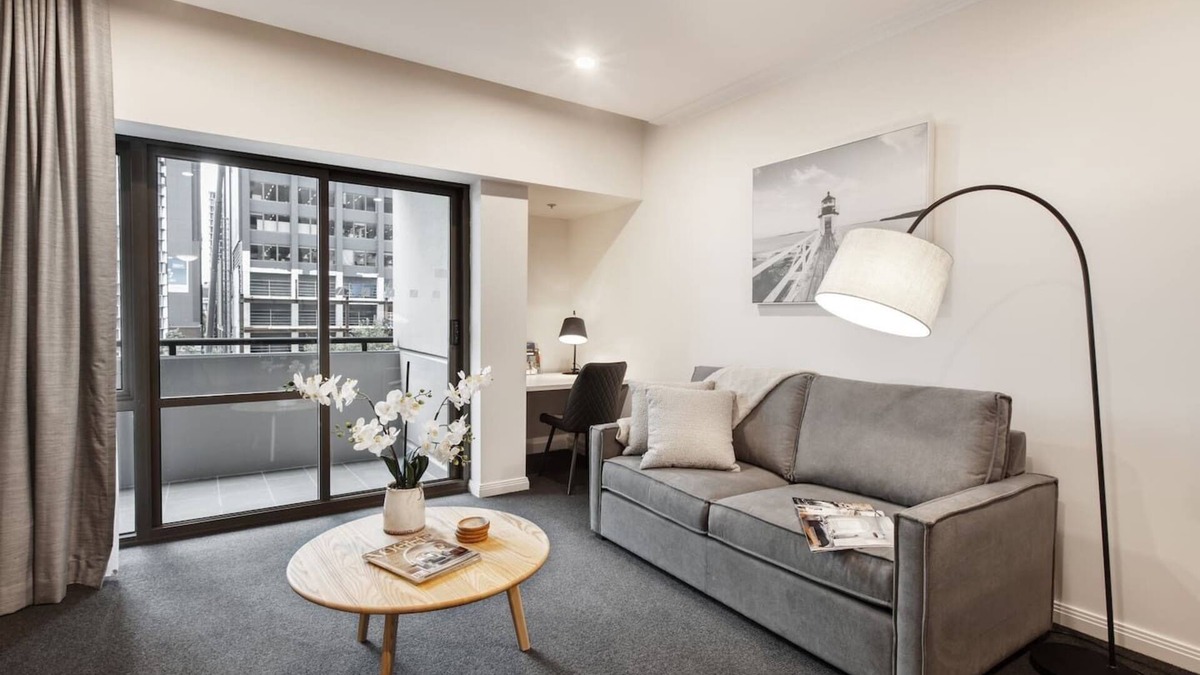 Chinatown Apartment | Executive Urban Living with Balcony Heated Pool